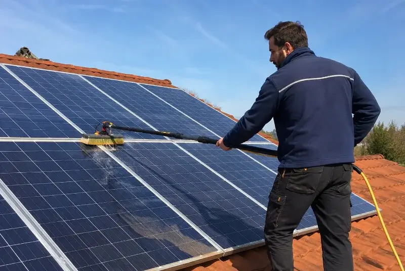 Nettoyage et entretien de panneaux solaires à Saint-Cyr-sur-Mer